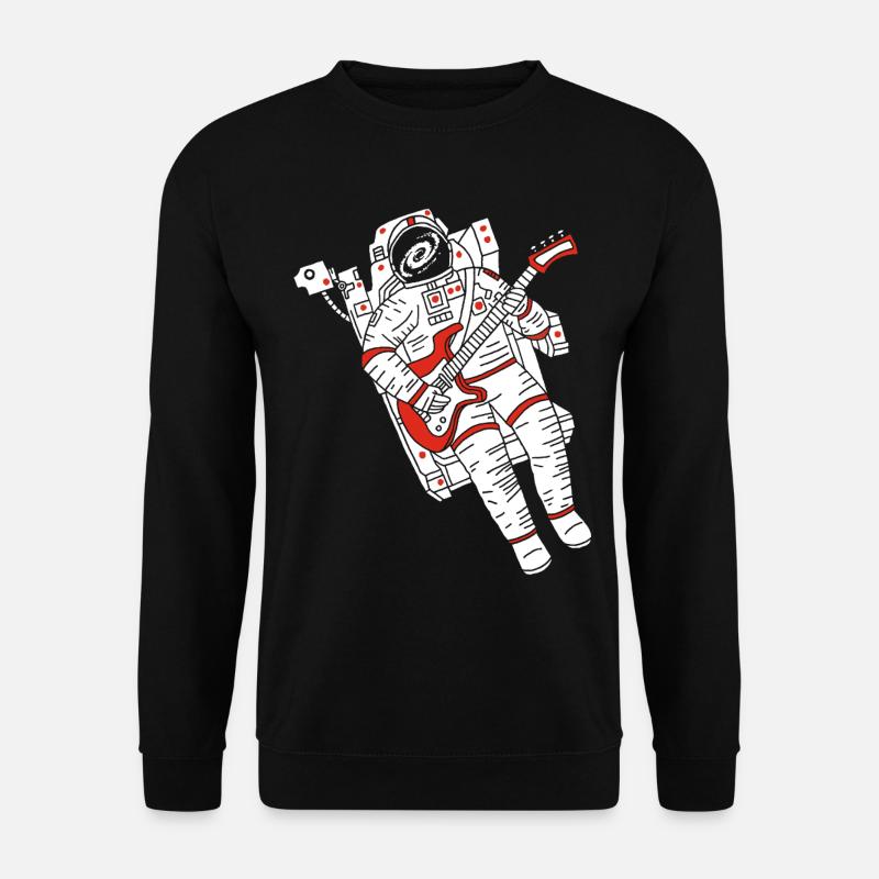 Astronautengitarrist - Unisex Pullover - Schwarz