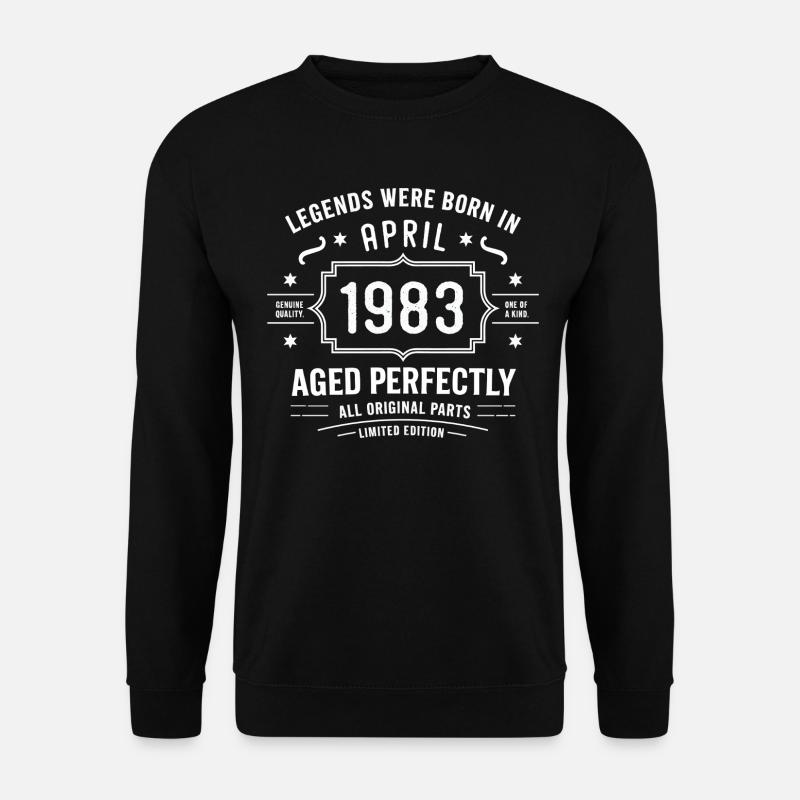 April 1983 - Unisex Pullover - Schwarz