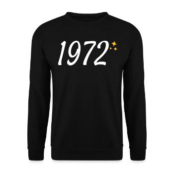 1972 - Unisex Sweatshirt - black - Front - Alina (178cm) & Michal (187cm)