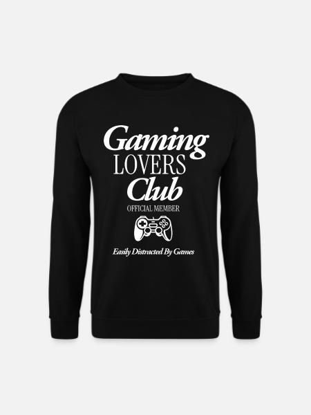 Gaming Lovers Club - Unisex Sweatshirt - black
