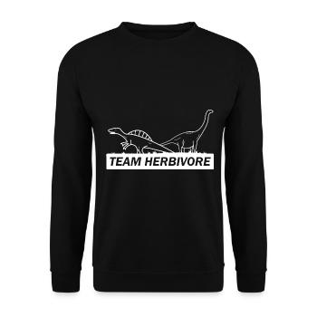 Vegan Veganer - Sweat-shirt Unisexe - noir - Devant - Alina (178cm) & Michal (187cm)