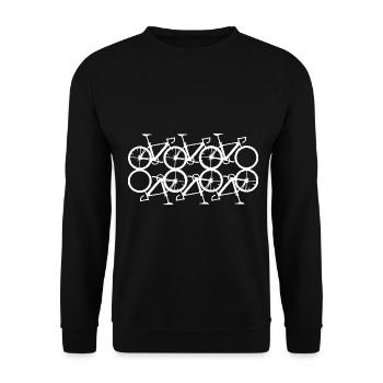 Cycle - (9) - Sweat-shirt Unisexe - noir - Devant - Alina (178cm) & Michal (187cm)