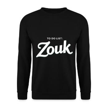 Zouk-Tanz-Geschenk - Unisex Pullover - Schwarz - Vorne - Alina (178cm) & Michal (187cm)