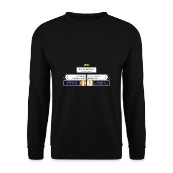 Col du Galibier - Unisex Pullover - Schwarz - Vorne - Alina (178cm) & Michal (187cm)