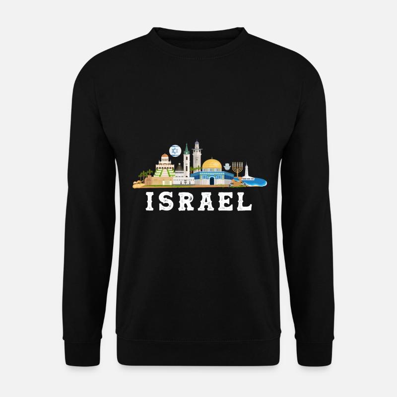Israel - Unisex Pullover - Schwarz