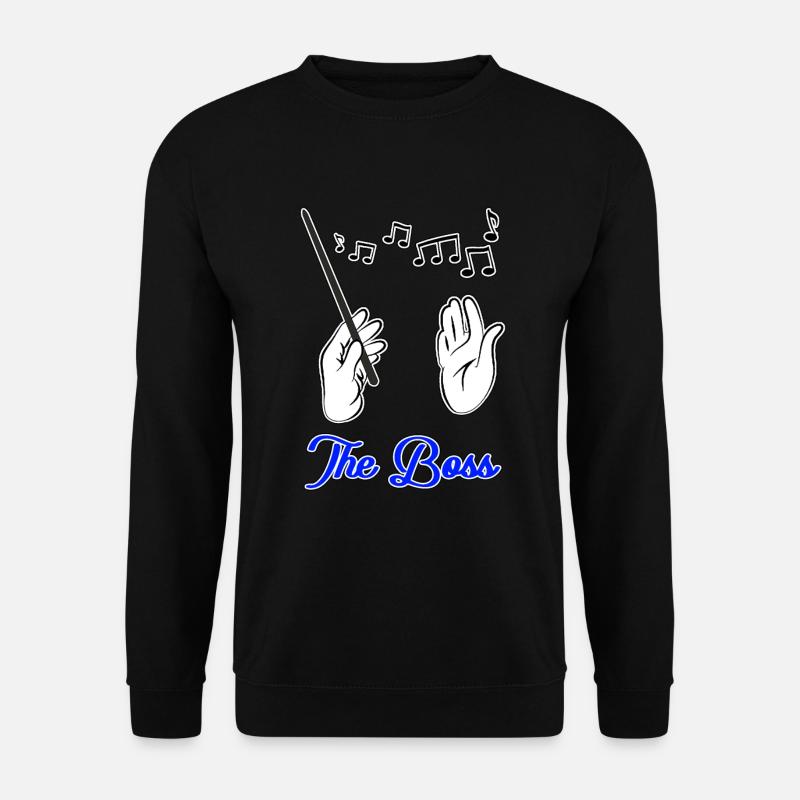 Dirigent - The Boss - Unisex Pullover - Schwarz