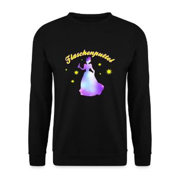 Flaschenputtel Junggesellenabschied Jungesellin - Unisex Pullover - Schwarz - Vorne - Alina (178cm) & Michal (187cm)