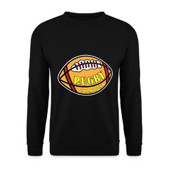 Rugby Campion - Rugby - Sweat-shirt Unisexe - noir - Devant - Alina (178cm) & Michal (187cm)