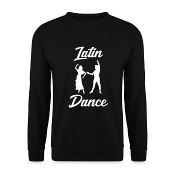 Cadeau danse latine danse latine - Sweat-shirt Unisexe - noir - Devant - Alina (178cm) & Michal (187cm)