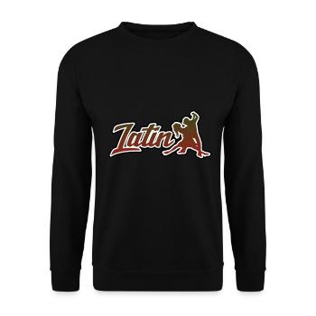 Cadeau danse latine danse latine - Sweat-shirt Unisexe - noir - Devant - Alina (178cm) & Michal (187cm)