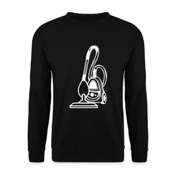 aspirateur - Sweat-shirt Unisexe - noir - Devant - Alina (178cm) & Michal (187cm)