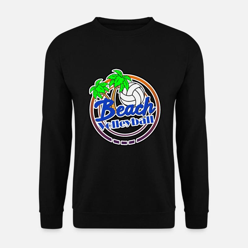 Beach volley plage plage - Sweat-shirt Unisexe - noir
