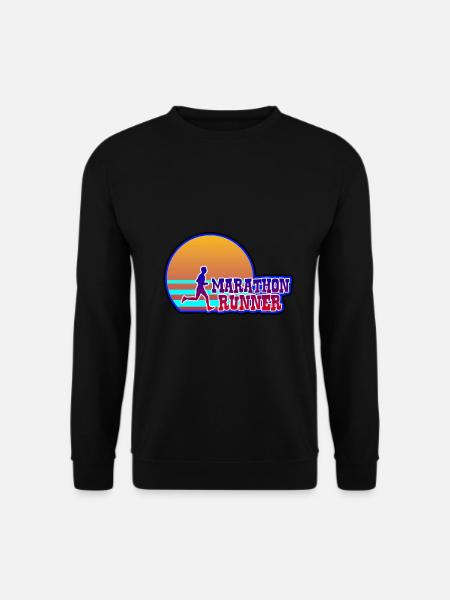 Marathon runner - Marathon Runner - Unisex Sweatshirt - black