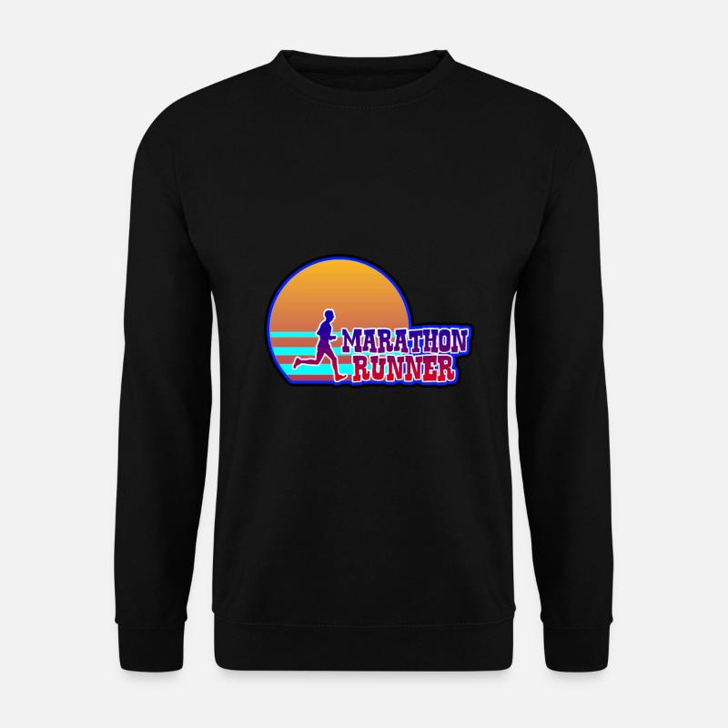 Marathon runner - Marathon Runner - Unisex Sweatshirt - black