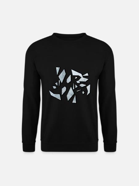 Zerbrochenes Glas - Broken Glass - Unisex Sweatshirt - black