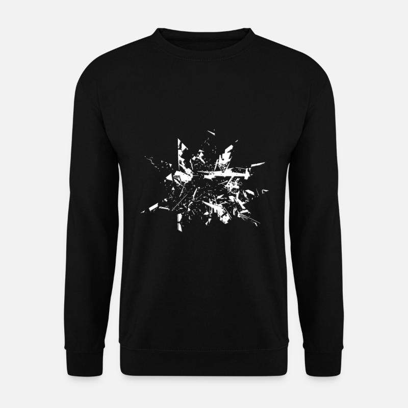 Broken Glass - Broken Glass - Unisex Sweatshirt - black