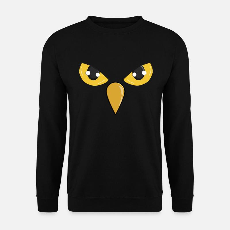 Eulenaugen - Unisex Pullover - Schwarz