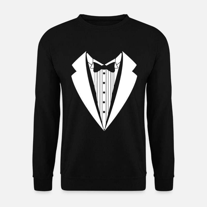 suit - Unisex Sweatshirt - black