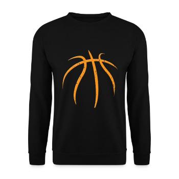 Basketball - Ball - Sweat-shirt Unisexe - noir - Devant - Alina (178cm) & Michal (187cm)