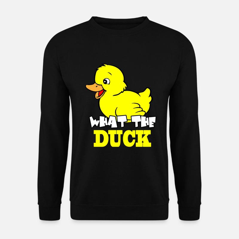 What the Duck - Unisex Pullover - Schwarz