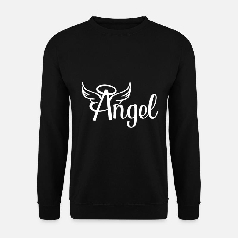 Ange ange avec des ailes - Sweat-shirt Unisexe - noir