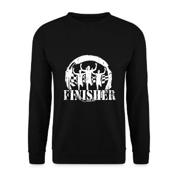 Jogger - Finisseur - Sweat-shirt Unisexe - noir - Devant - Alina (178cm) & Michal (187cm)