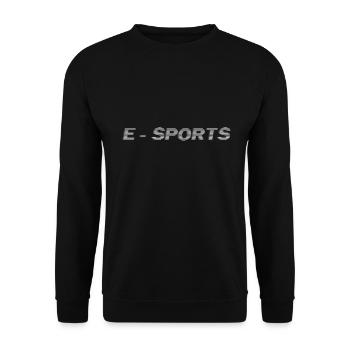 E-Sports - Unisex Sweatshirt - black - Front - Alina (178cm) & Michal (187cm)