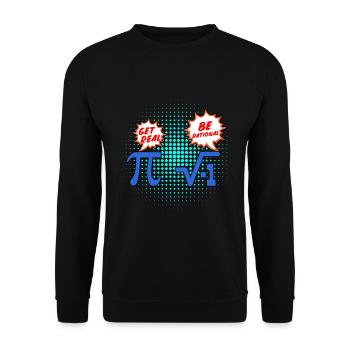 Mathématiques Pi nombre rationnel - Sweat-shirt Unisexe - noir - Devant - Alina (178cm) & Michal (187cm)