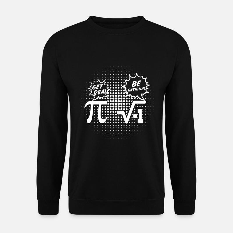 Mathematik Pi rationale Zahl - Unisex Pullover - Schwarz