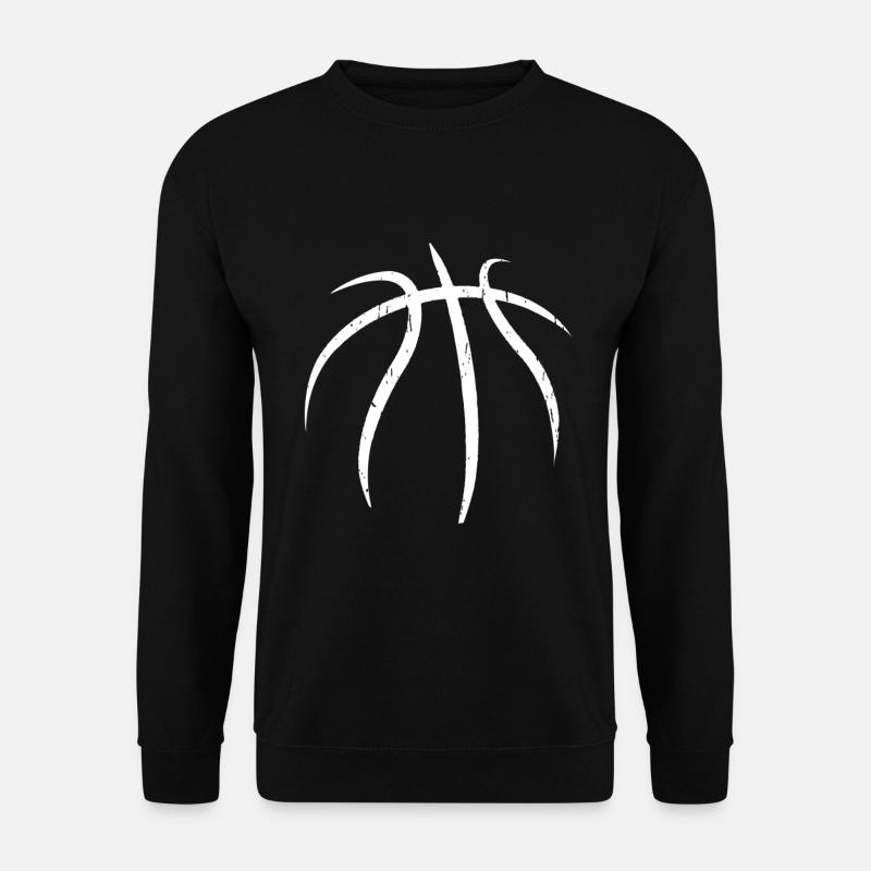 Basketball - Ball - Unisex Pullover - Schwarz