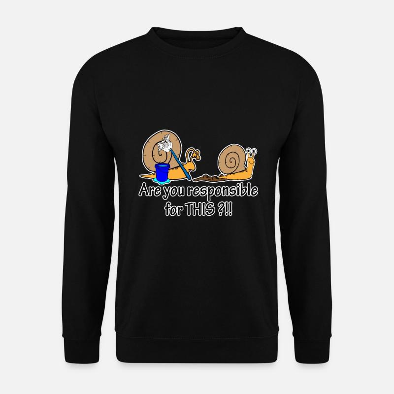 Snails the snails - Unisex Sweatshirt - black