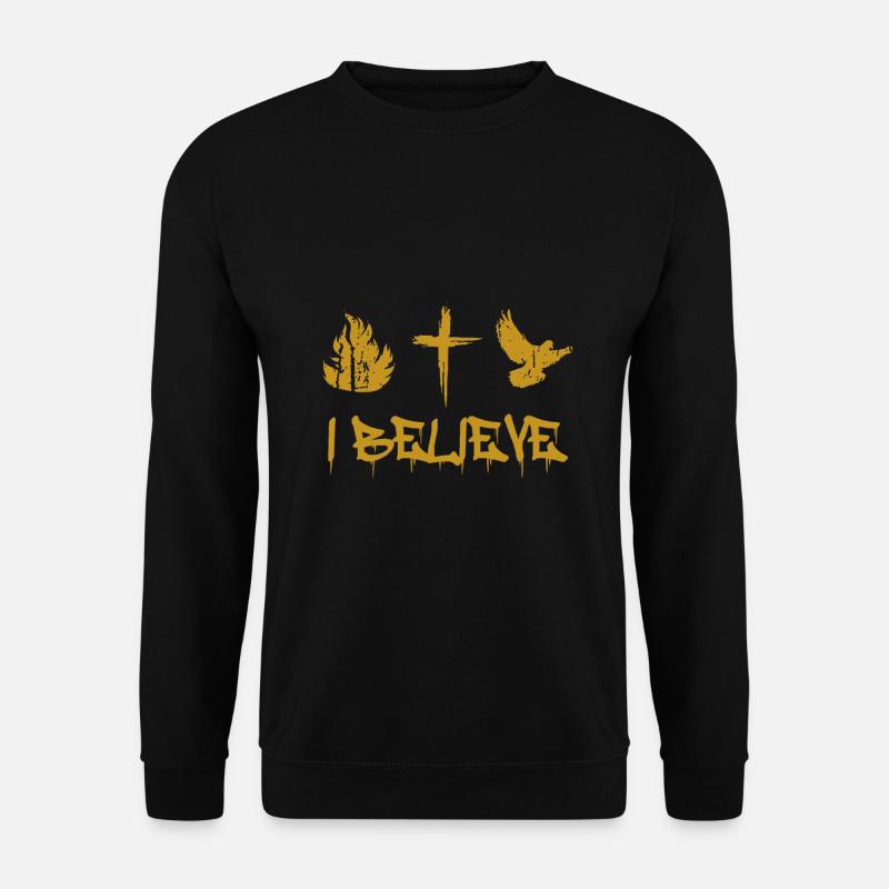 I Believe Jesus - Glauben - Unisex Pullover - Schwarz