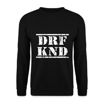 Dorfkind - DRF KND - Unisex Pullover - Schwarz - Vorne - Alina (178cm) & Michal (187cm)