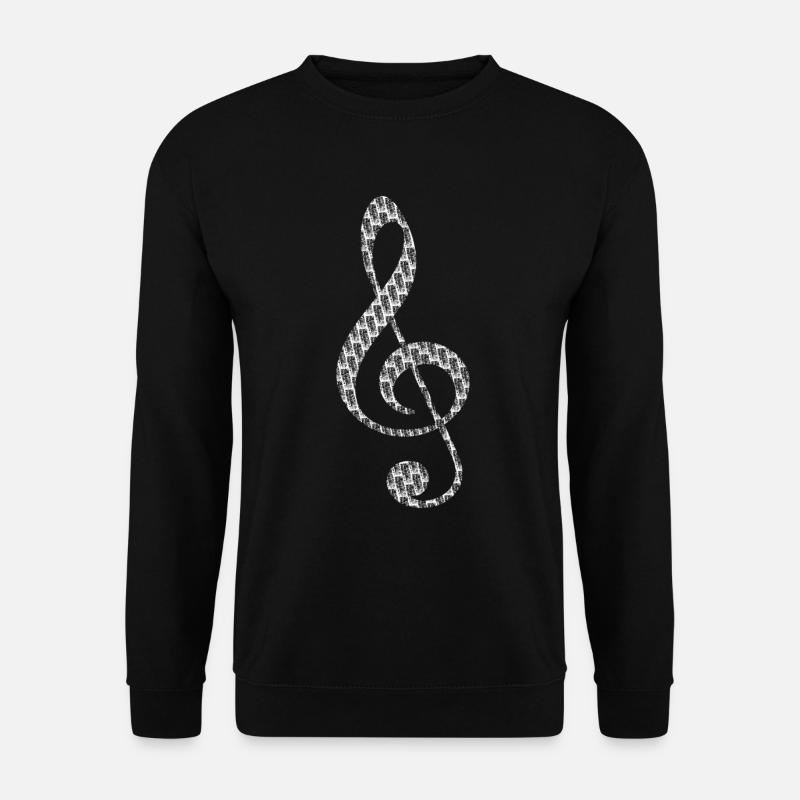 Clef - Unisex Sweatshirt - black