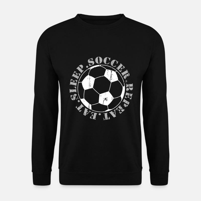 Fussball - Soccer - Unisex Pullover - Schwarz