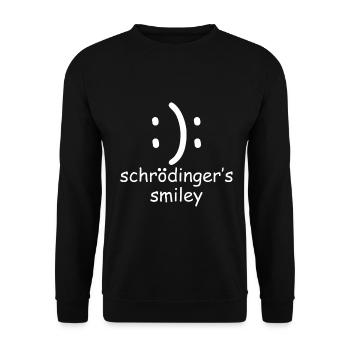 Le sourire de Schrodinger - Sweat-shirt Unisexe - noir - Devant - Alina (178cm) & Michal (187cm)