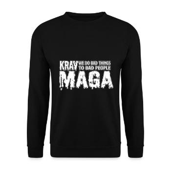 Krav Maga - Sweat-shirt Unisexe - noir - Devant - Alina (178cm) & Michal (187cm)
