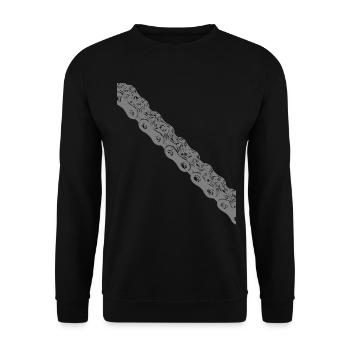 aurait eu une chaîne de vélo - Sweat-shirt Unisexe - noir - Devant - Alina (178cm) & Michal (187cm)
