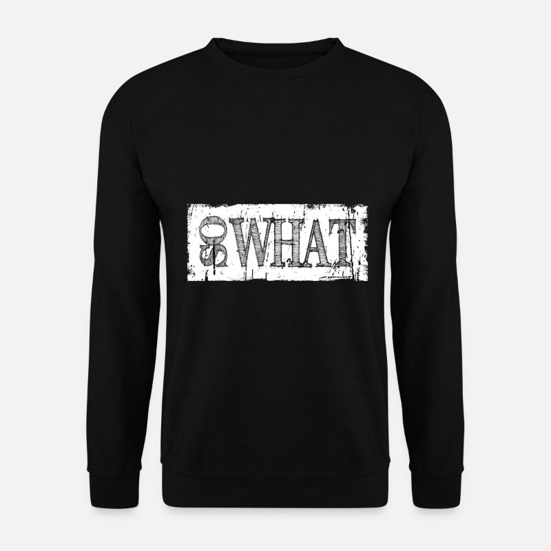 So what - Unisex Sweatshirt - black