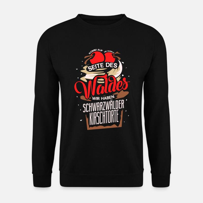 SCHWARZWALD Kirschtorte - Unisex Pullover - Schwarz