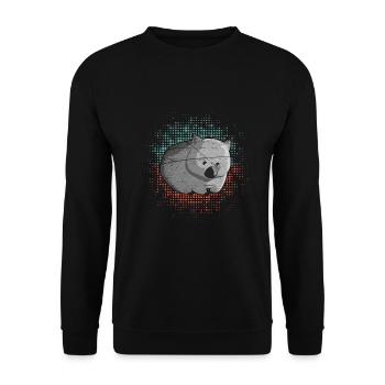 Australie wombat - Sweat-shirt Unisexe - noir - Devant - Alina (178cm) & Michal (187cm)