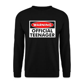 Adolescent - Sweat-shirt Unisexe - noir - Devant - Alina (178cm) & Michal (187cm)
