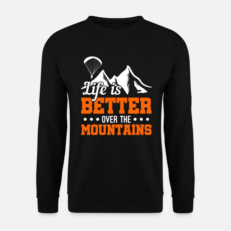 Paragliding - Unisex Sweatshirt - black