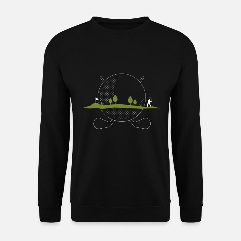 Golfer golf - Unisex Sweatshirt - black