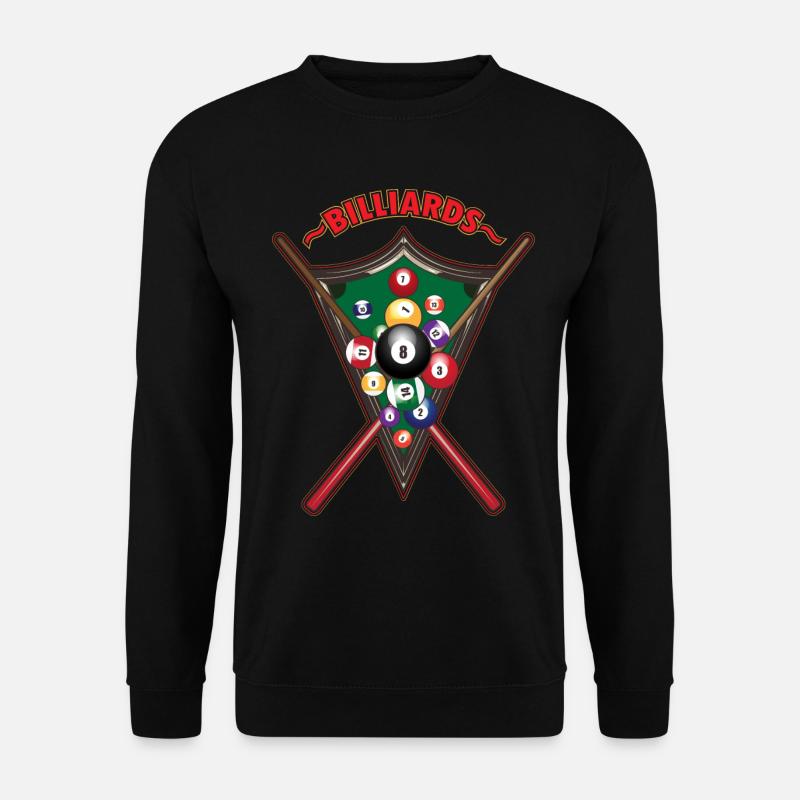 Billard - Sweat-shirt Unisexe - noir