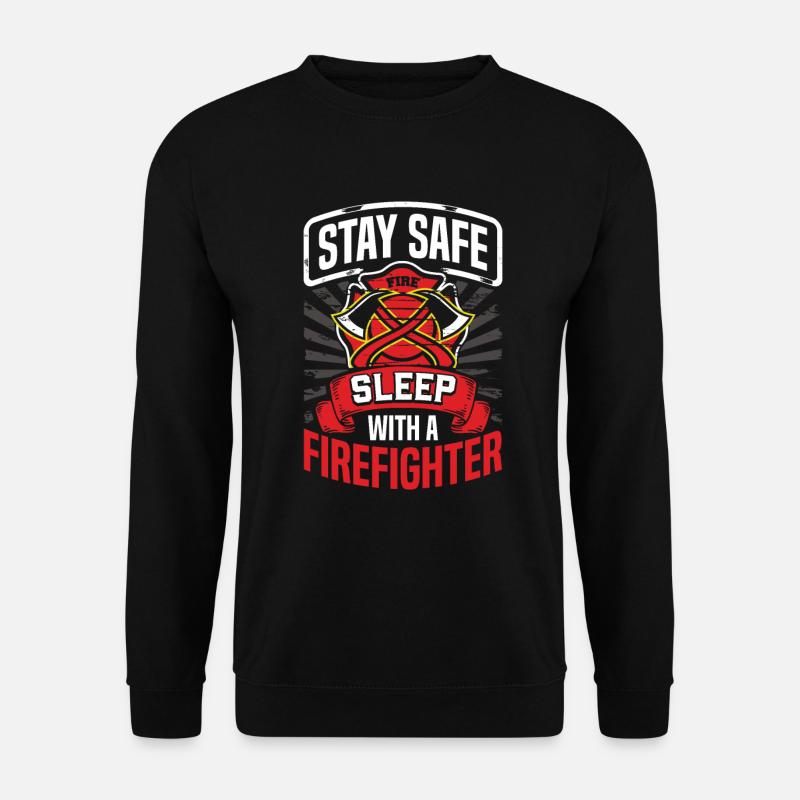 Firefighter - Unisex Pullover - Schwarz