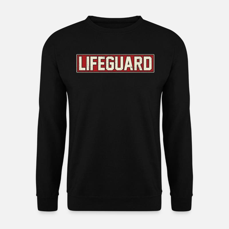 Lifeguard Swimmer - Unisex Pullover - Schwarz
