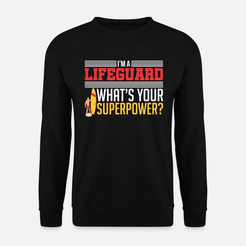 Lifeguard Swimmer - Unisex Pullover - Schwarz