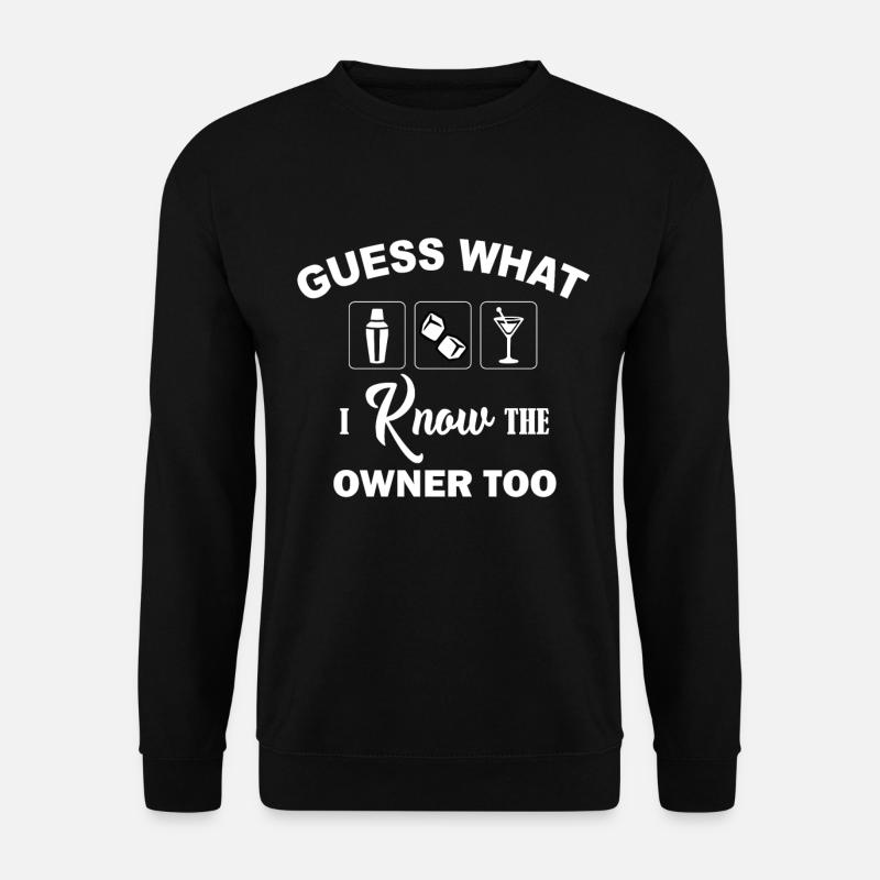 Bartender Funny tee - Unisex Sweatshirt - black