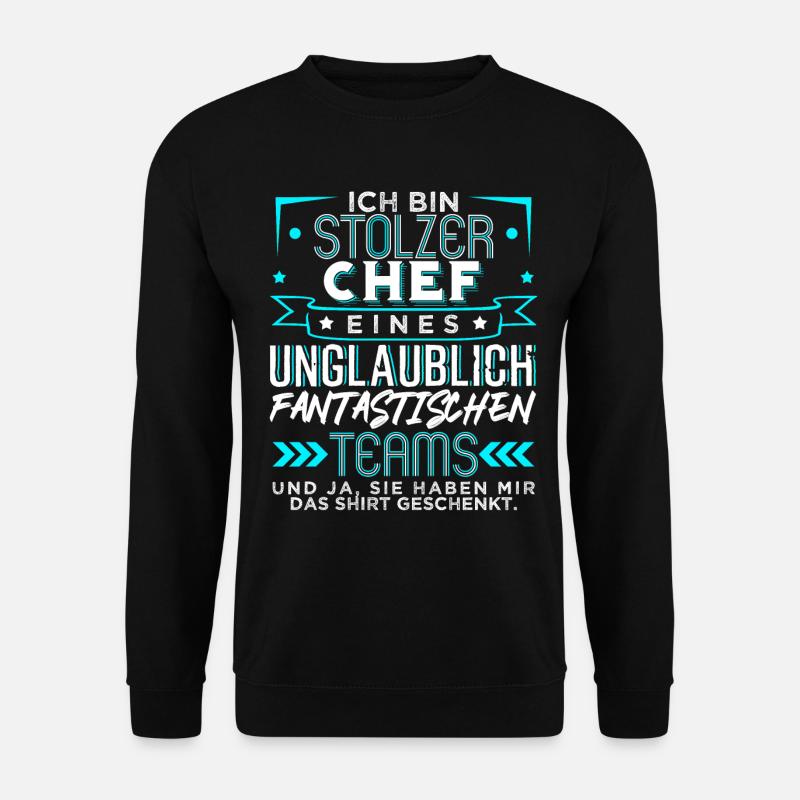 Team Chef Abschied Rente Stolz - Unisex Pullover - Schwarz